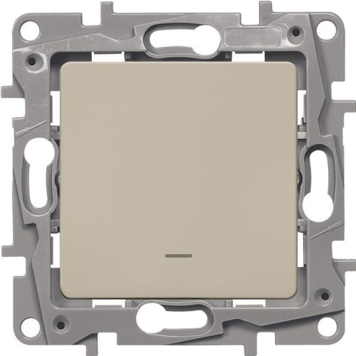 Переключатель с подсветкой без рамки Legrand Etika 1-кл. проходной слоновая кость  картинка